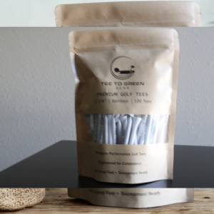 Tee To Green Gear Premium Bamboo Golf Tees