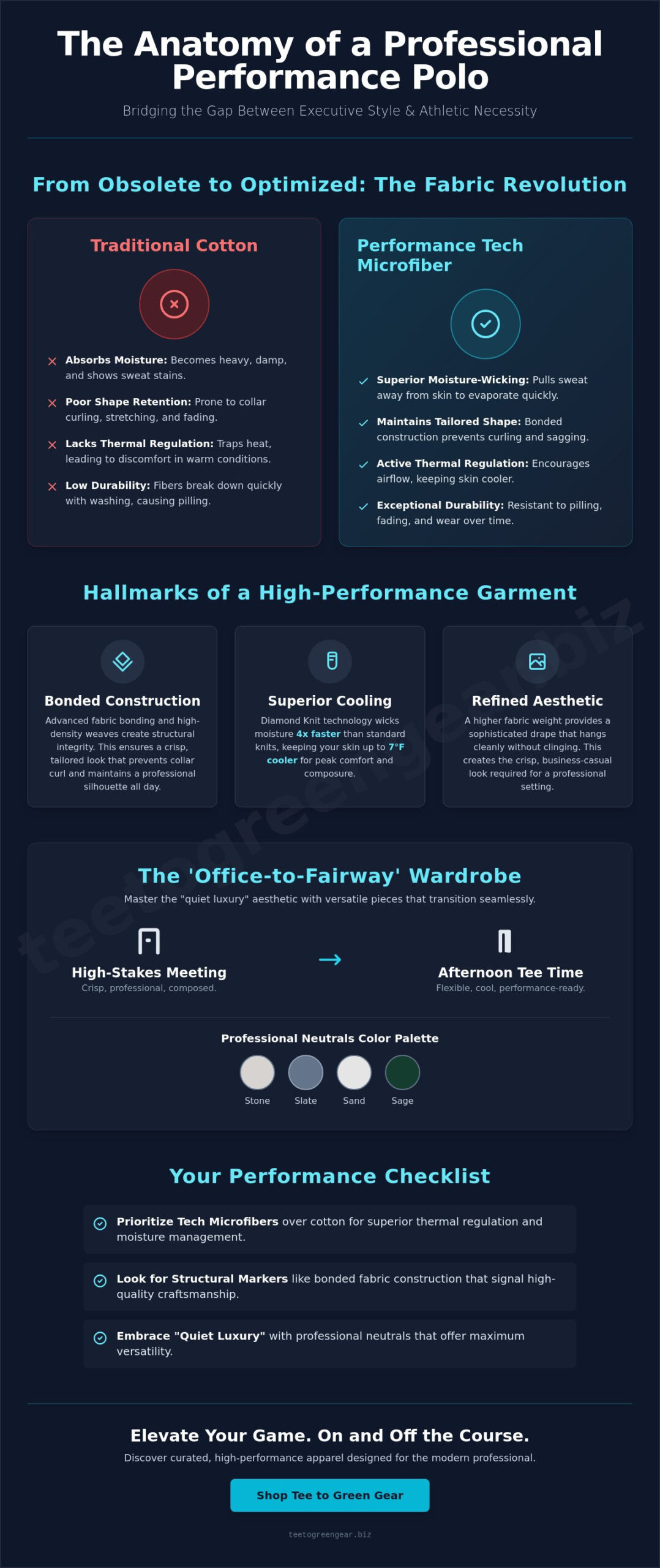 Professional Golf Shirts for Men: The Guide to Business Casual Performance in 2026